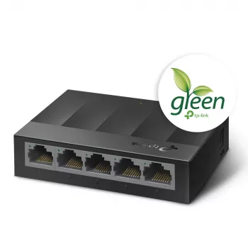 TP-Link 5-porttinen 10/100/1000Mbps työpöytäverkkokytkin, hallitsematon, Gigabit Ethernet (10/100/1000), seinäasennettava