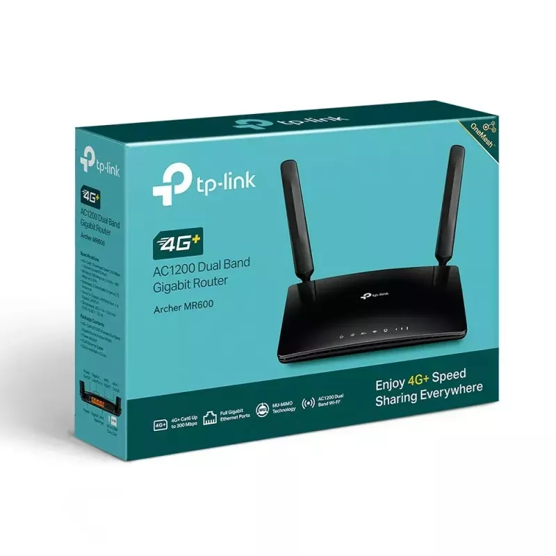 TP-Link 4G+ Cat6 AC1200 langaton kaksikaistainen Gigabit-reititin