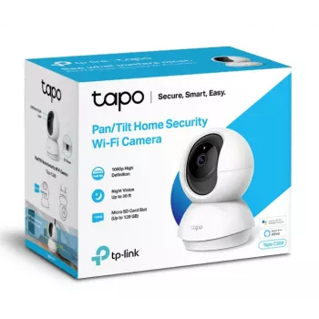 TP-Link Tapo Pan/Tilt Home Security WiFi -kamera, IP-valvontakamera, sisäkäyttöön, langaton, 2400 MHz, FCC, IC, CE, NCC, kattoasennus