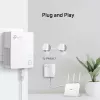 TP-Link TL-PA7017 KIT PowerLine-verkkosovitin 1000 Mbit/s Ethernet LAN valkoinen 2 kpl