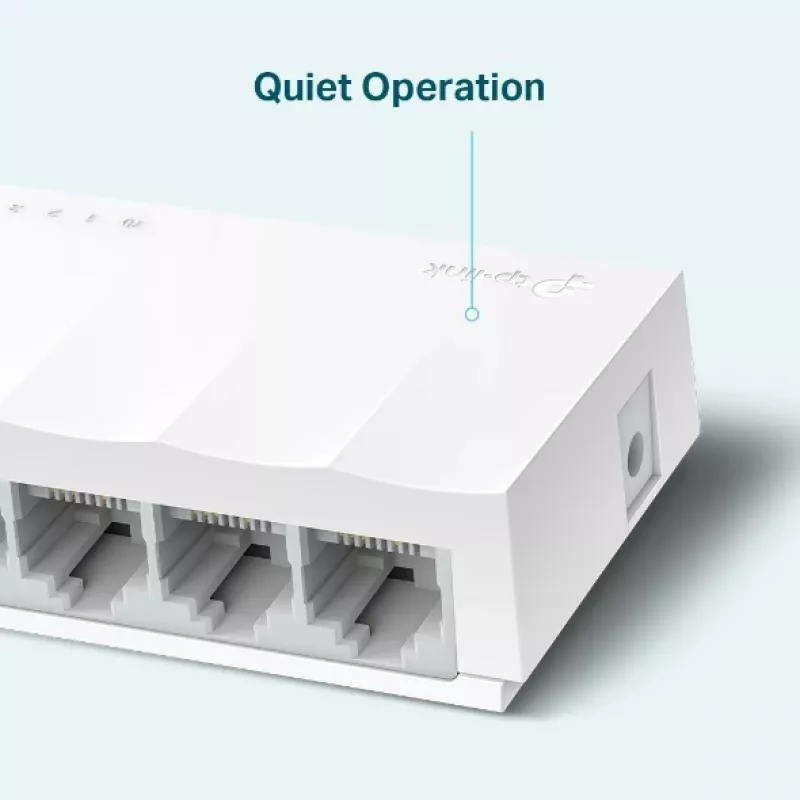 Verkkokytkin TP-Link LS1005 hallitsematon Fast Ethernet valkoinen