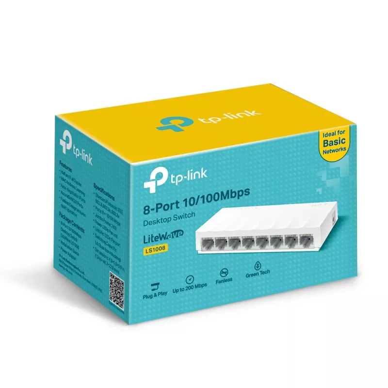 TP-Link 8-porttinen 10/100Mbps työpöytäverkkokytkin