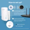 TP-Link RE190 verkkovahvistin verkkotoistin valkoinen