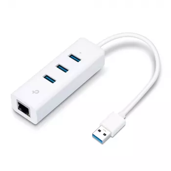 TP-Link UE330 kannettavan telakka/porttitoistin johdollinen USB 3.2 Gen 1 (3.1 Gen 1) Type-A valkoinen