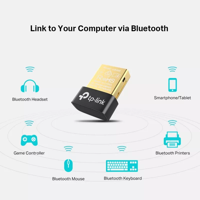 TP-Link UB400 liitäntäkortit / sovittimet Bluetooth