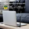 Langaton USB WiFi-sovitin TP-Link AC600 High Gain ARCHER T2U PLUS
