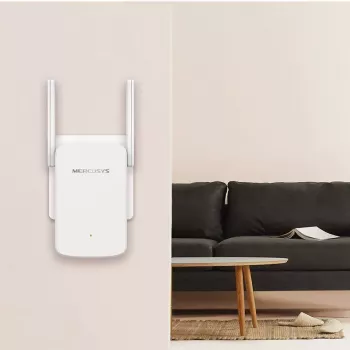 WLAN-kantamanvahvistin MERCUSYS ME30 AC1200 — dual band 802.11b/g, 2 ulkoista antennia, 1x RJ-45