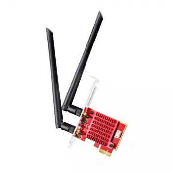 Sisäinen WLAN/Bluetooth PCIe -verkkokortti Cudy WE3000S — tri-band 2.4/5/6 GHz, Intel AX210, Bluetooth 5.2, 2400 Mbit/s, Full-Height/Low-Profile