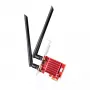 Sisäinen WLAN/Bluetooth PCIe -verkkokortti Cudy WE3000S — tri-band 2.4/5/6 GHz, Intel AX210, Bluetooth 5.2, 2400 Mbit/s, Full-Height/Low-Profile