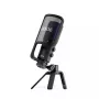 Kondensaattori-USB-PC-mikrofoni RØDE NT-USB+ — herttakuvio, 24 bit/48 kHz, 20–20000 Hz, 3,5 mm kuulokelähtö, USB-C, musta