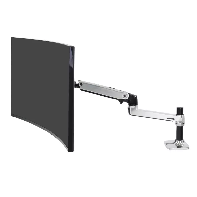 Ergotron LX pöytäkiinnitteinen LCD-näyttövarsi, kiillotettu alumiini