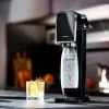 SodaStream ART musta Steel -hiilihapotuslaite 1 L, hiilidioksidisylinteri 60 L