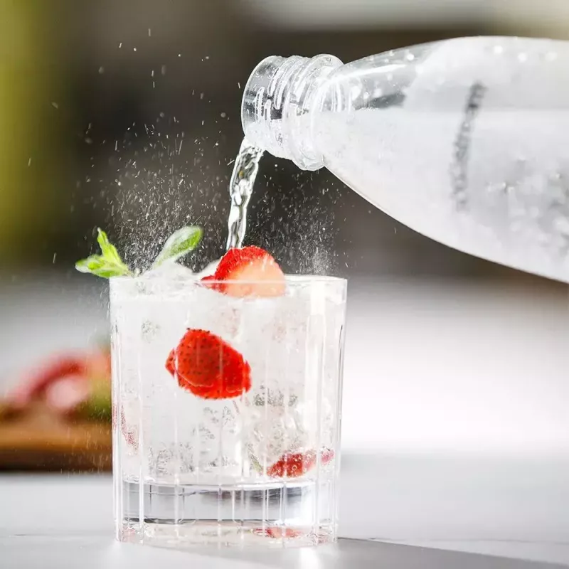 SodaStream ART musta Steel -hiilihapotuslaite 1 L, hiilidioksidisylinteri 60 L