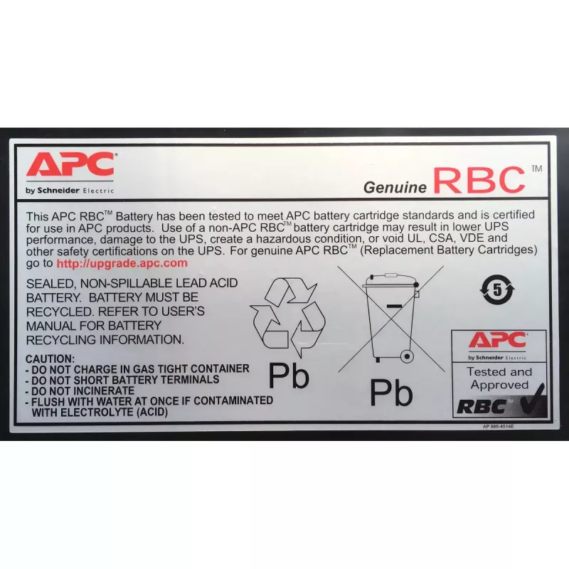 Vara-akkukasetti APC RBC6 11Ah 12VDC