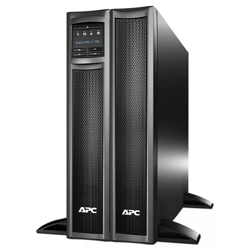 APC Smart-UPS X SMX750I - 750VA, 8x C13 lähtö, USB, laajennettava käyttöaika