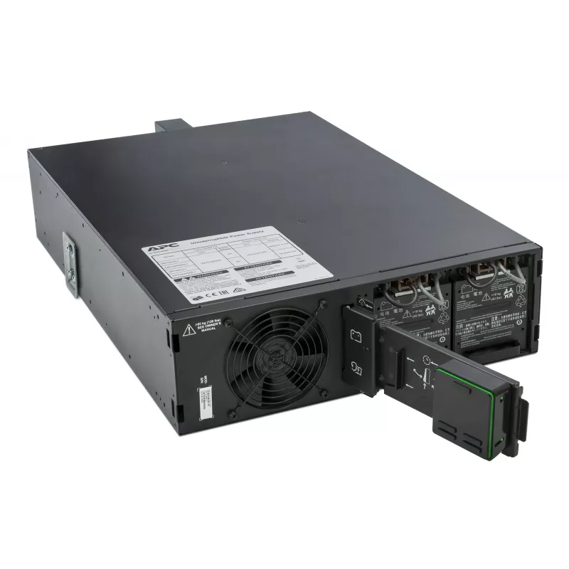 APC Smart-UPS On-Line SRT5KRMXLI - 5000VA, 6x C13, 4x C19 lähtö, räkkiasennus, integroitu NMC