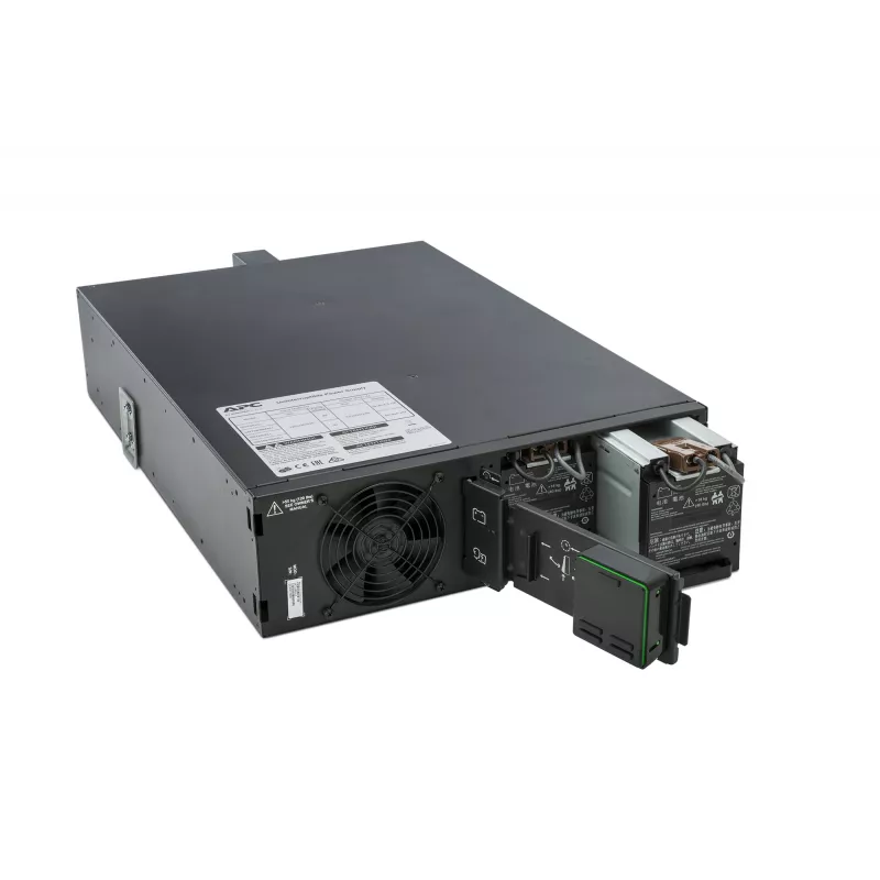 APC Smart-UPS On-Line SRT5KRMXLI - 5000VA, 6x C13, 4x C19 lähtö, räkkiasennus, integroitu NMC