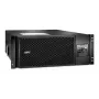 APC Smart-UPS On-Line SRT6KRMXLI - 6kW/VA, 6x C13 + 4x C19 + kiinteä johdotus 1-vaihe lähtö, räkkiasennus, integroitu NMC