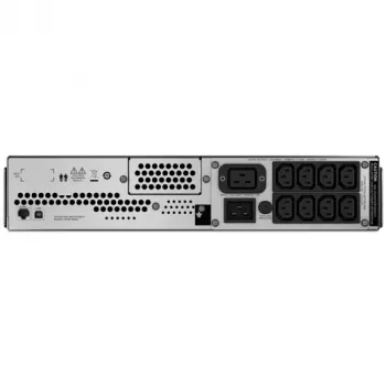 APC Smart-UPS C, Line Interactive, 3kVA, Rackmount 2U, 230V, 8x IEC C13+1x IEC C19 lähdöt, USB- ja sarjaviestintä, AVR, graafinen LCD