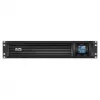 APC Smart-UPS C, Line Interactive, 3kVA, Rackmount 2U, 230V, 8x IEC C13+1x IEC C19 lähdöt, USB- ja sarjaviestintä, AVR, graafinen LCD