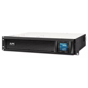 APC Smart-UPS C, Line Interactive, 1000VA, Rackmount 2U, 230V, 4x IEC C13 lähdöt, SmartConnect-portti, USB- ja sarjaviestintä, AVR, graafinen LCD