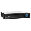 APC Smart-UPS C, Line Interactive, 1000VA, Rackmount 2U, 230V, 4x IEC C13 lähdöt, SmartConnect-portti, USB- ja sarjaviestintä, AVR, graafinen LCD