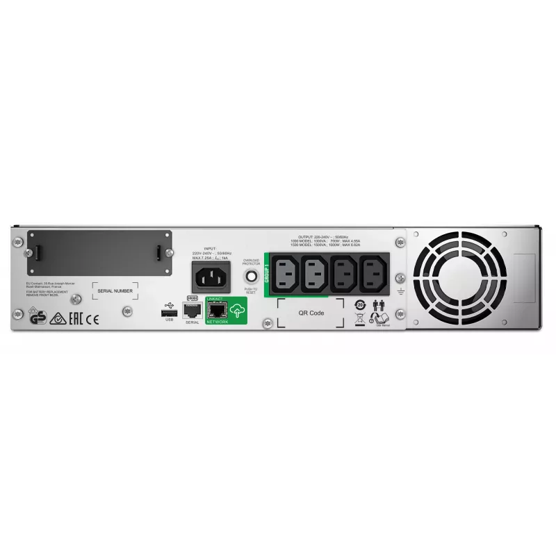 APC Smart-UPS SMT1000RMI2UC - 4x C13, USB, rack-asennus 2U, SmartConnect, 1000VA