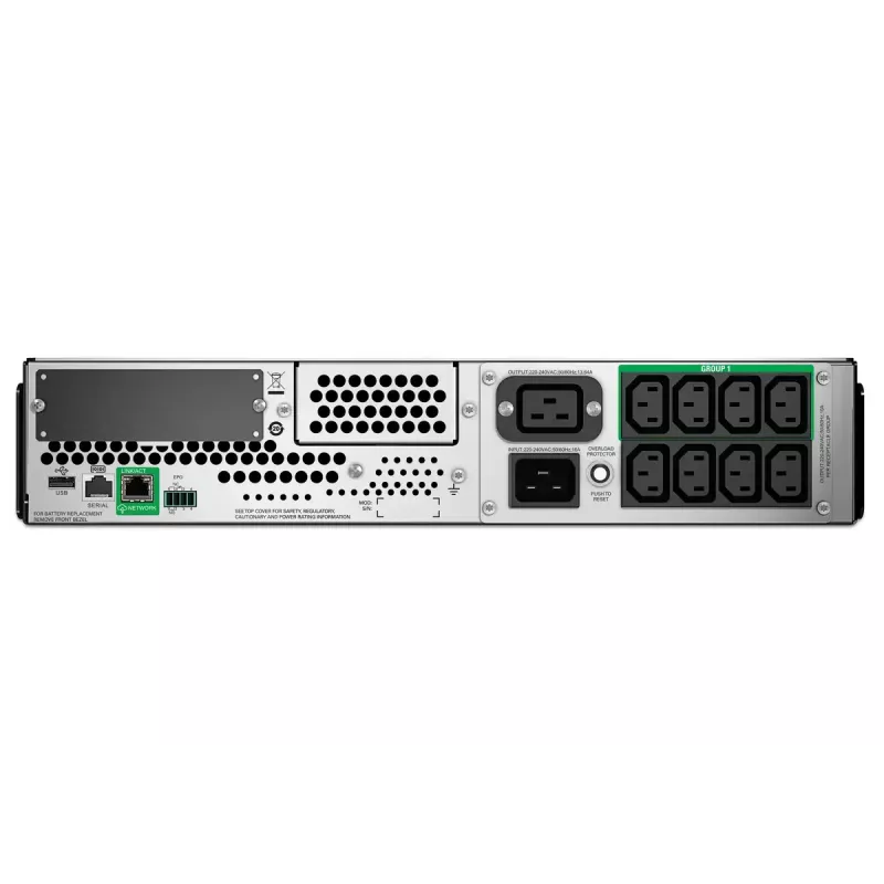 APC Smart-UPS SMT2200RMI2UC - 8x C13, 1x C19, USB, rack-asennus 2U, SmartConnect, 2200VA