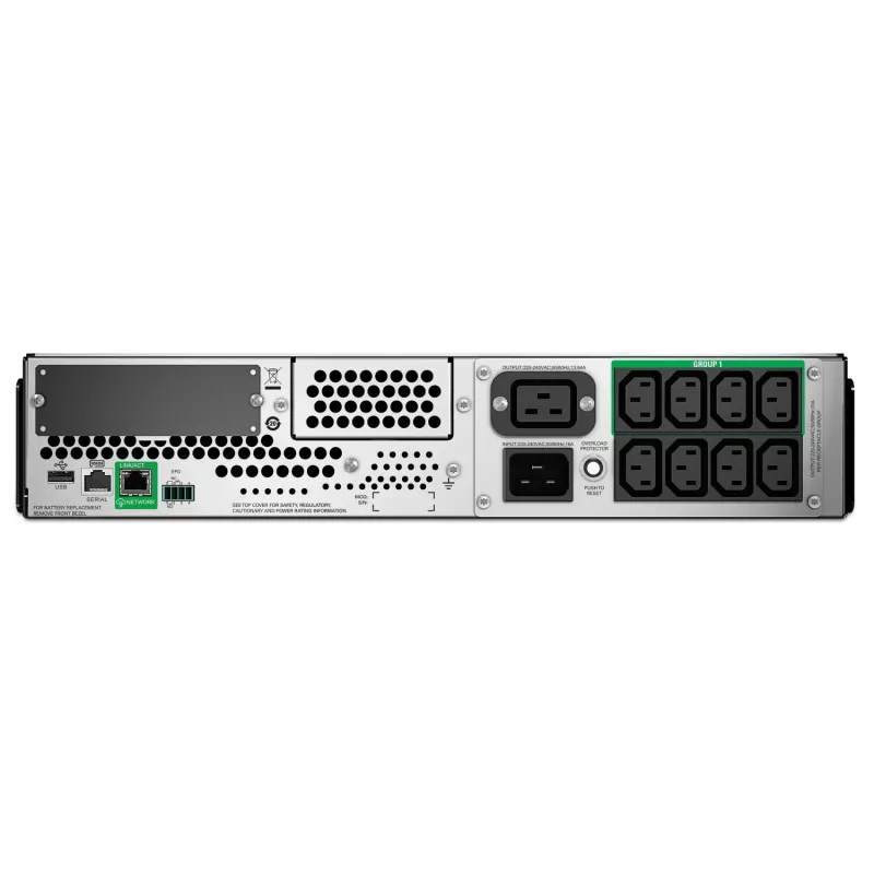 APC Smart-UPS SMT3000RMI2UC - 8x C13, 1x C19, USB, rack-asennus 2U, SmartConnect, 3000VA