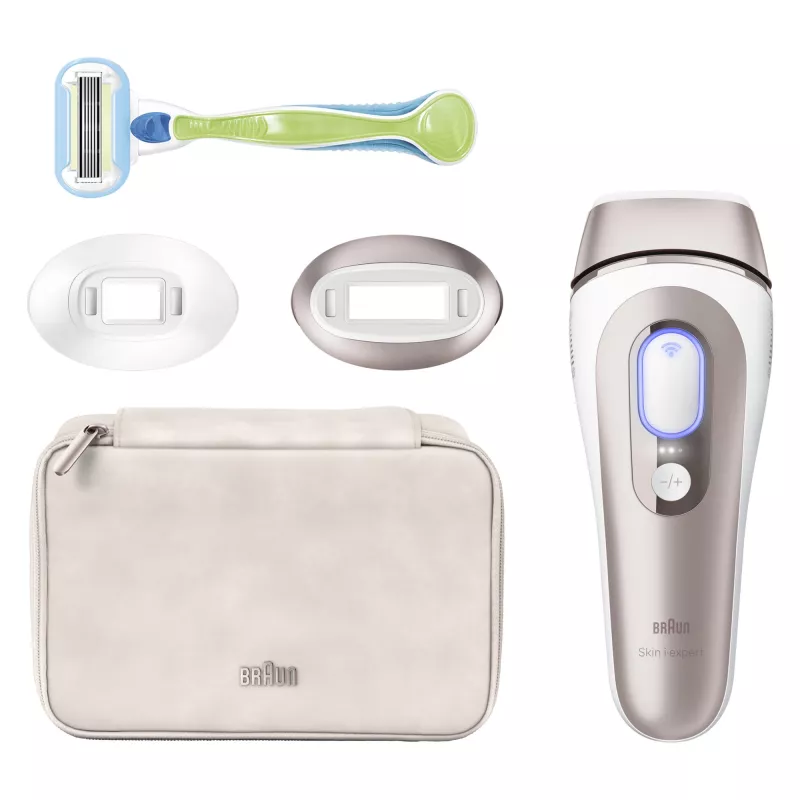Braun Skin i-expert PL7147 Intense Pulsed Light (IPL) ruusukulta, valkoinen