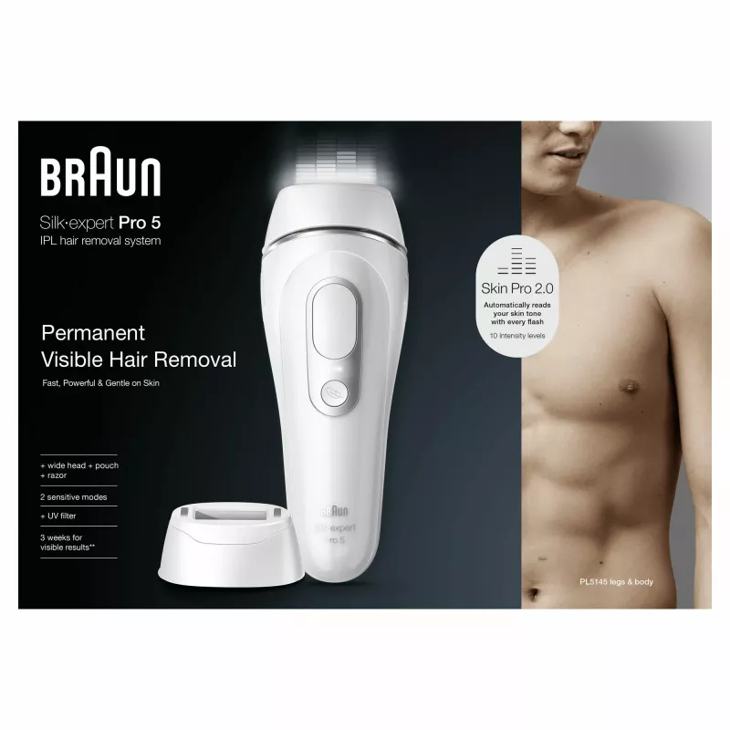 Epilaattori Braun Silk-expert Pro PL5145 IPL valkoinen