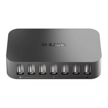 D-Link 7-porttinen Hi-Speed USB 2.0 -keskitin