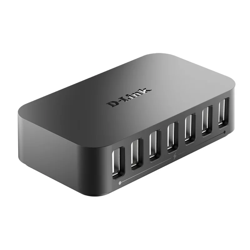 D-Link 7-porttinen Hi-Speed USB 2.0 -keskitin