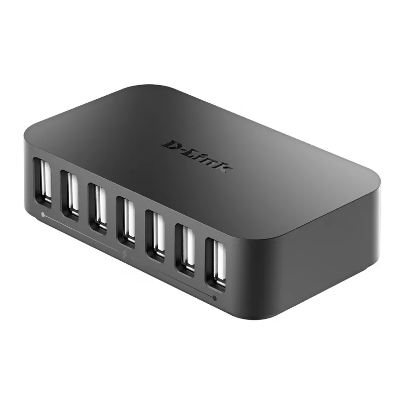 D-Link 7-porttinen Hi-Speed USB 2.0 -keskitin
