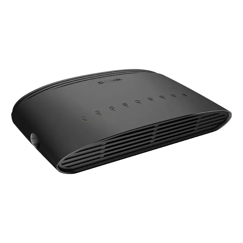 D-Link DGS-1008D/E verkkokytkin hallitsematon Gigabit Ethernet (10/100/1000) valkoinen