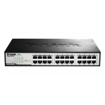 Hallitsematon kytkin D-Link DGS-1024D, 24 RJ-45-porttia, 48 Gbit/s