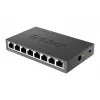 D-Link DGS-108 hallitsematon L2 Gigabit Ethernet (10/100/1000) musta