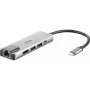 D-Link 5-in-1 USB-C-keskitin HDMI/Ethernetillä ja Power Delivery -toiminnolla