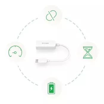 Ethernet-sovitin D-Link DUB-E250 USB-C 2.5G