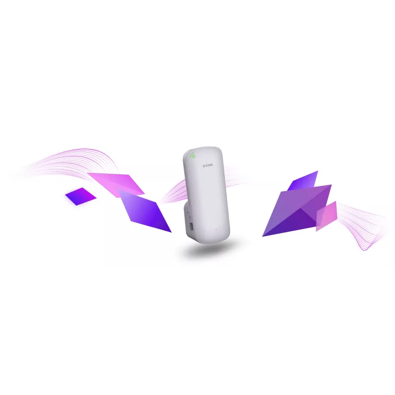 D-Link AX1800 Mesh Wi-Fi 6 Range verkkotoistin valkoinen 100, 1000 Mbit/s