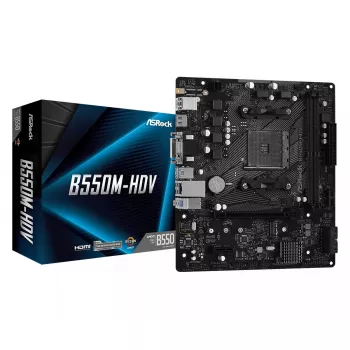 Emolevy ASRock B550M-HDV AMD B550 kanta AM4 micro ATX