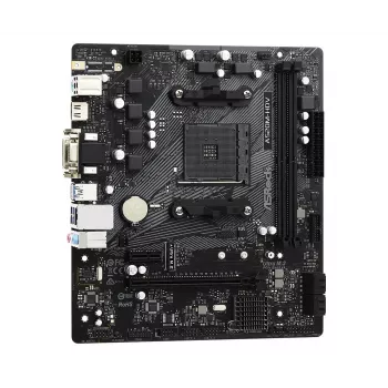 ASRock emolevy A520M-HDV AM4 AMD A520 2 x DDR4 USB 3.2 SATA 3 7.1ch HD Audio mATX