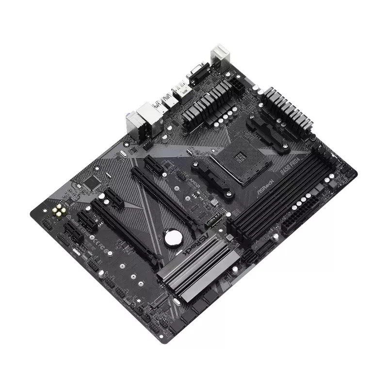 Emolevy ASRock B450 PRO4 R2.0 AMD B450 kanta AM4 ATX