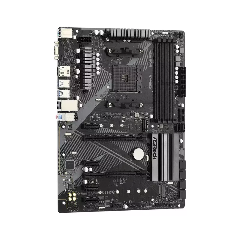 Emolevy ASRock B450 PRO4 R2.0 AMD B450 kanta AM4 ATX