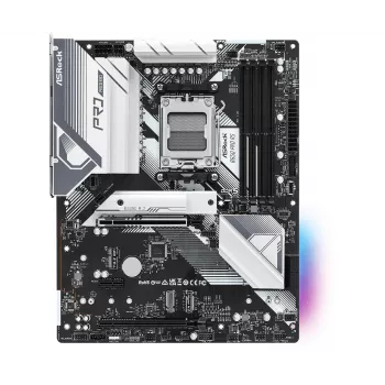 Emolevy ASRock B650 Pro RS — ATX, kanta AM5, AMD B650, DDR5, 4 DIMM, 128 GB, 2,5 Gb LAN, 1x M.2, HDMI, DisplayPort