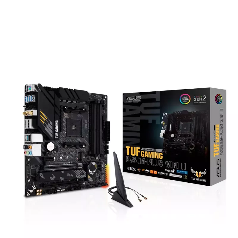 Emolevy ASUS TUF GAMING B550M-PLUS WIFI II AMD B550 kanta AM4 micro ATX