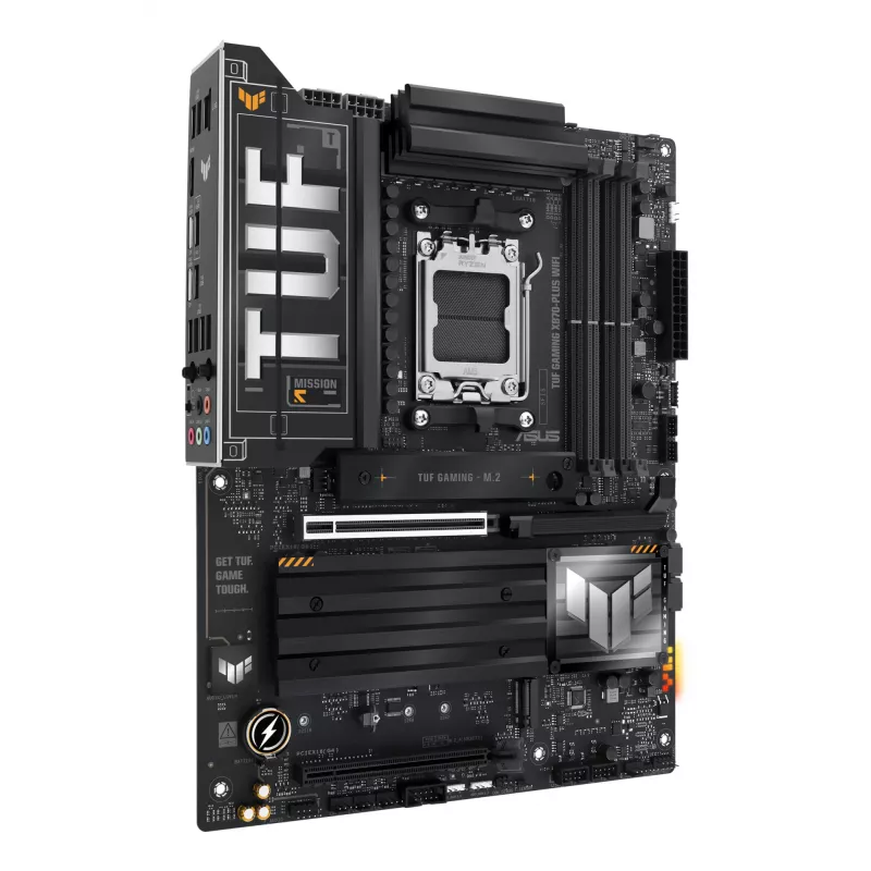 Emolevy ASUS TUF GAMING X870-PLUS WIFI — AMD X870, Socket AM5, ATX, DDR5, 4 DIMM, Wi-Fi 7, Bluetooth 5.4