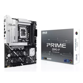 Emolevy ASUS PRIME Z890-P — Intel Z890, LGA 1851, ATX, DDR5, 4x DIMM, 192GB, 4x M.2, 2,5Gb LAN, HDMI 2.1, 1x USB-C