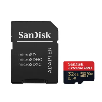 SanDisk Extreme Pro 32GB MicroSDHC UHS-I Class 10 -muistikortti SDSQXCG-032G-GN6MA