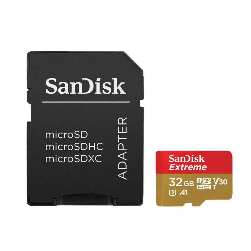 Flash-muisti SanDisk 32 GB MicroSDHC UHS-I Class 10 SDSQXAF-032G-GN6MA